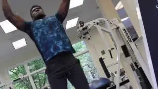 Slight shoulders and arms attack