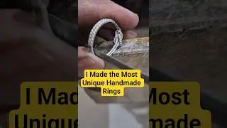 I Made the Most Unique Handmade Rings #shorts #ring