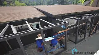 Two Custom Catios Cat Enclosures Built Over 4 Days - Time Lapse