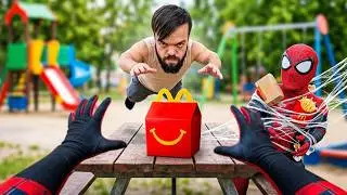 LITTLE SNEAKY LVL 1 TO 100 HAPPY MEAL HEIST!🍔🤣 (EPIC FUNNY POV)