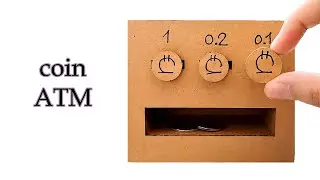 How to make Coin ATM from Cardboard