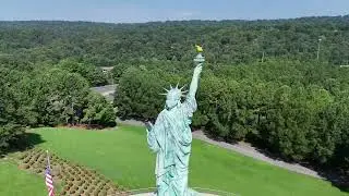 :🗽 Liberty Park Statue | Birmingham, AL | Aerial Drone Footage | DJI Mini 4 Pro📍