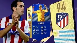 FIFA 18 TOTS GODIN (94) REVIEW | FIFA 18 Ultimate Team - Player Goals and Highlights