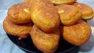 ПИРОЖКИ с КАРТОШКОЙ и ГРИБАМИ на СКОВОРОДЕ. 