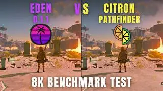 8K Emulation Test | Eden 0.1.1 VS Citron Pathfinder | Mario, Zelda, Pokemon...