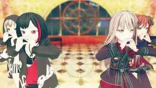 【ＭＭＤバンドリ】彗星ハネムーンbyらん＆モカ＆ゆきな＆リサ