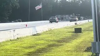 Chevy 2 gassers running side by side#sega#chevrolet#nova#gasser#dragracing 