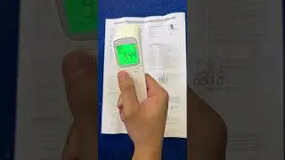 ម៉ាស៊ីនវាស់កម្តៅពីចំងាយ- INFRARED Thermometer (របៀបប្រើប្រាស់)