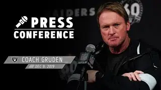Coach Gruden Updates Foster Moreau's Injury, Recaps Week 14 vs. Titans | Raiders