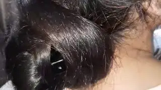 Very big hair buns || silk smooth extra shiny hair || combo hair buns