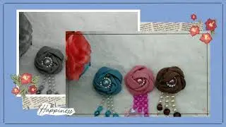 Cara membuat Bros dari Kain Perca ||How to make patchwork brooch || DIY