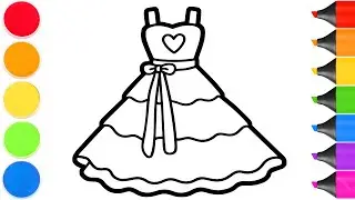 How to Draw a cute Dress | Easy Step by Step Tutorial