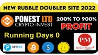 New Rubble Doubler website 2022\ 750% After 72 Hours/ 3% Every 9 Minutes/ TRX Doubler website 2022/