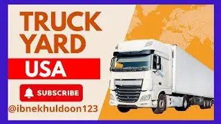 Truck Yard/ trucking in USA/ Truck Parking #usa #automobile #lifeinusa #trucking @IbneKhuldoon123 