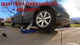 Installing Nokian HAKKAPELIITA snow tires // Audi A6 3.0T Quattro
