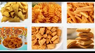 Bugle snacks Kurl chips Extruder machine