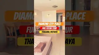 Diamond City Place Full Room Tour | Budget Hotel in Pattaya, Thailand.