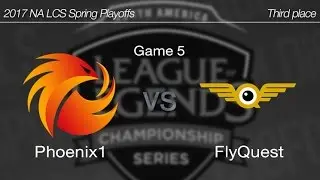 [ Phoenix1 vs FlyQuest ] Game 5 - 2017 NA LCS Spring Playoffs Third place 170423