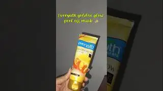 Everyuth Golden Peel Off Mask ✨💅 #review #everyuth #skincare #beauty #makeup #peeloffmasks #glowup