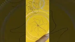 Satisfying Art of Spirography Reverse ◀️ #satisfying #shortfeed #shortsviral #reverse #spirograph