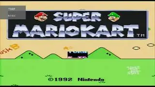 Super Mario Kart: Toad All Main Cup Race 100cc Playthrough (SNES) (720p 60fps)