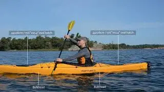 Kayak de travesía Point 65 X013 GT Skeg y timón