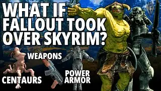 Я играл в Skyrim с легендарными врагами, оружием, доспехами и многим другим из Fallout!