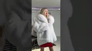 Коллекция шуб из меха песца Saga Fur