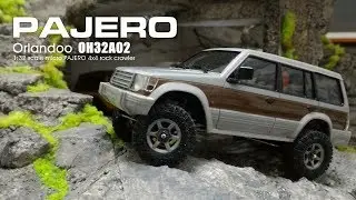 Pajero Orlandoo OH32A02 1:32 scale micro 4x4 crawler