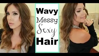 Wavy Messy Hair Tutorial