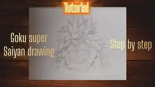🔥How to draw goku super saiyan 3| part 1|Step by step tutorial
