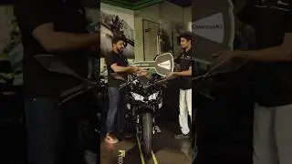 TAKING DELIVERY OF KAWASAKI NINJA ZX-4R | Kochi | #kawasaki #kawasakininja  #zx4r 💚