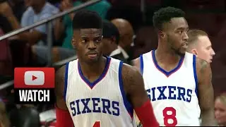 Nerlens Noel & Tony Wroten Full Highlights vs Hornets (2014.10.08) - 25 Pts, 15 Reb, 10 Ast Total!