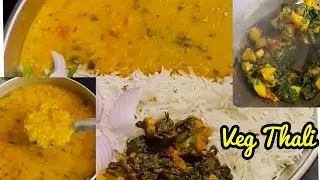 Veg Thali For Lunch (Prepare in 20 minutes only) Bkkohliskitchen 