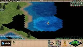 Voobly AOE2 1.6: Nomad, Romans vs Spanish