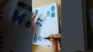 Journal with me 🩵 Relaxing ASMR #journal