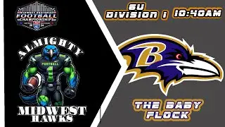 Midwest Hawks vs The Baby Flock Ravens 6U