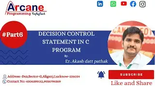 Decision control Statement #if_else_statement #controal_statement #evenodd_program #c...