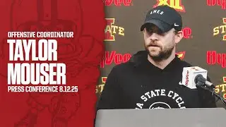 Offensive Coordinator Taylor Mouser Media Availability 8/12
