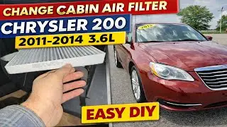 How to Change Cabin Air Filter | Chrysler 200 (2011&ndash;2014) 3.6L V6