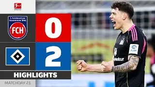 HSV Remain Unbeaten In 4 Games! | HEIDENHEIM - HAMBURGER SV | Highlights | Matchday 21 &ndash; Bundesliga