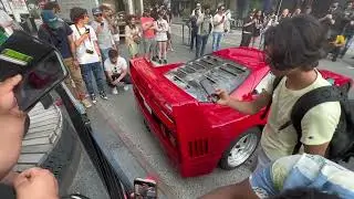 Ferrari F40 Cold Start, revs, & acceleration! My God What a Sound!
