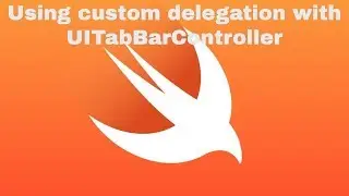 Using custom delegation with UITabBarController