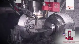 High-Speed Turbine Blade Machining 🔥💨 | Innovative CNC technology | Roeders RXP501DSC
