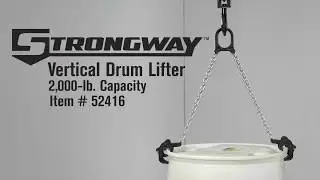 Strongway Vertical Drum Lifter  2000-Lb. Capacity