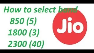 How to lock band on Jio | Mediatek processor