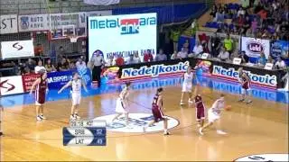 Biljana Pesovic vs. Letonia - National Team Serbia y.2011