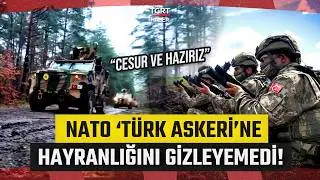 T&uuml;rk Askeri G&ouml;vde G&ouml;sterisi Yaptı, NATO Hayranlığını Gizleyemedi! &ldquo;G&uuml;&ccedil;l&uuml;y&uuml;z, Cesuruz ve Hazırız&rdquo;
