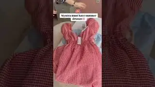 Summer shorts dress haul #shortdress #myntra