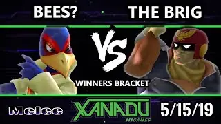 S@X 302 SSBM - Bees? (Falco) Vs. The Brig (Captain Falcon) - Smash Melee Winners Round 2